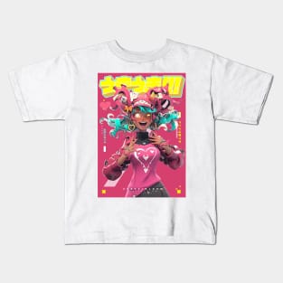 Super Psycho Fujoshi PNK - Cr8zy in love Collection | Anime Manga 3D Design | PROUD OTAKU Kids T-Shirt